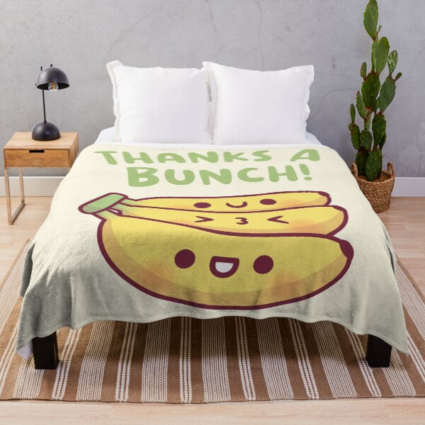Item preview, Cute Thanks A Bunch, Banana Pun designed and sold by rustydoodle.