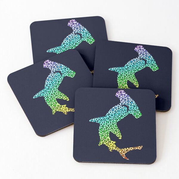 Item preview, Rainbow Leopard Pattern of the Great Hammerhead Shark  designed and sold by ramazis.