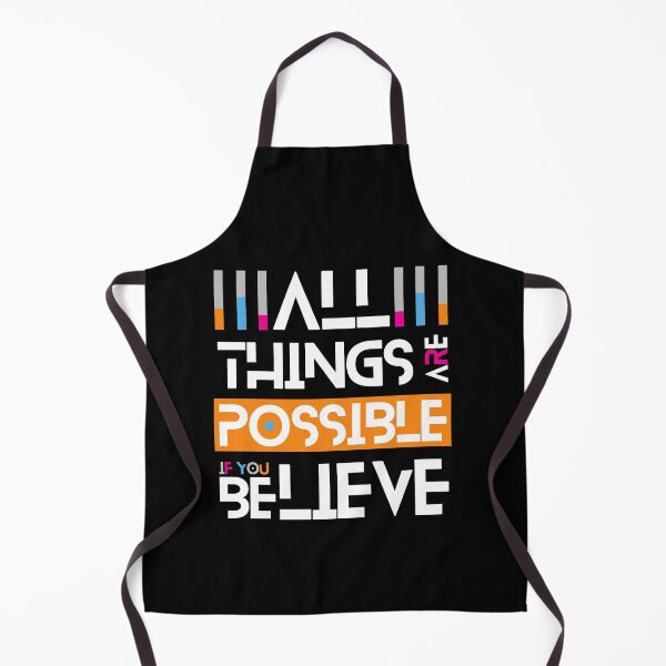 Item preview, All Things Are Possible If You Believe - Typography designed and sold by GeeHanz.