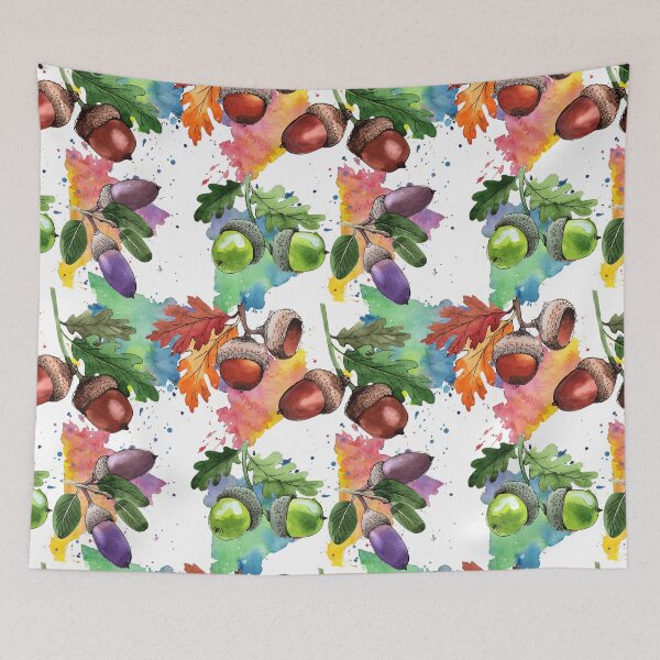 Item preview, Watercolor Painting Hazelnut  Pattern  designed and sold by Saraartwork.