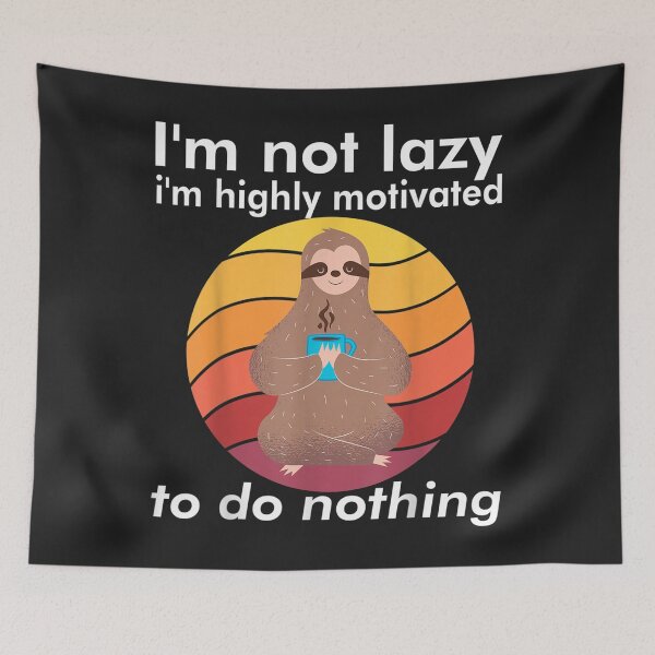 Item preview, Funny sloth saying work colleague Im not lazy TShirt60 designed and sold by virnmjan.