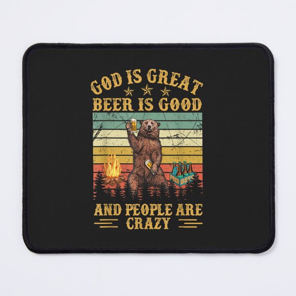 Item preview, God Is Great Beer Is Good And People Are Crazy TShirt98 designed and sold by virnmjan.