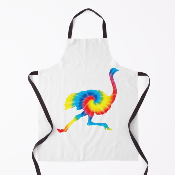 Item preview, Tie Dye Ostrich Rainbow Print Animal Hippie Peace designed and sold by ArtHouseMakes.