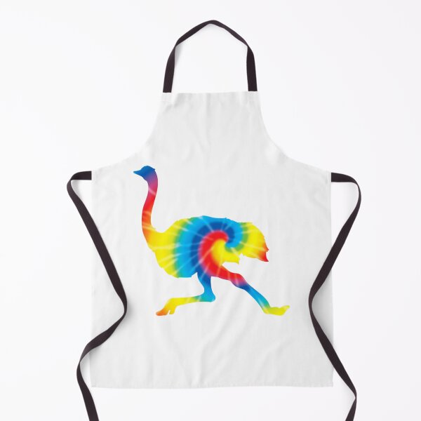 Item preview, Tie Dye Ostrich Rainbow Print Animal Hippie Peace designed and sold by ArtHouseMakes.