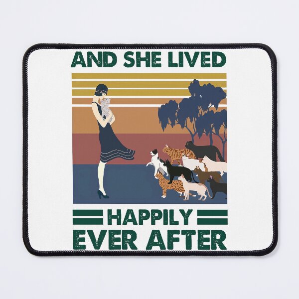 Item preview, Cat And She Lived Happily Ever After designed and sold by DeGeo.
