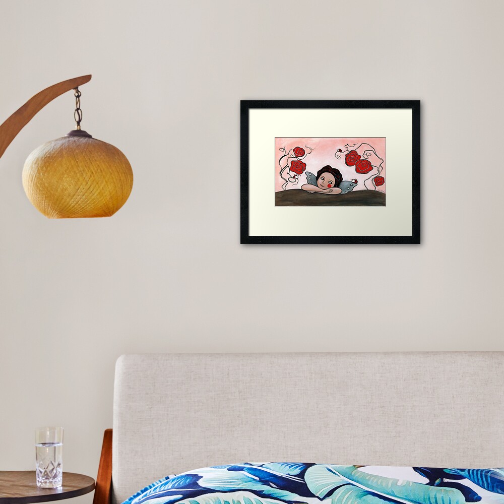 Item preview, Framed Art Print designed and sold by LauraBenitezArt.