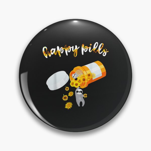 Item preview, Happy sunflower pills Sloth TShirt143 designed and sold by virnmjan.