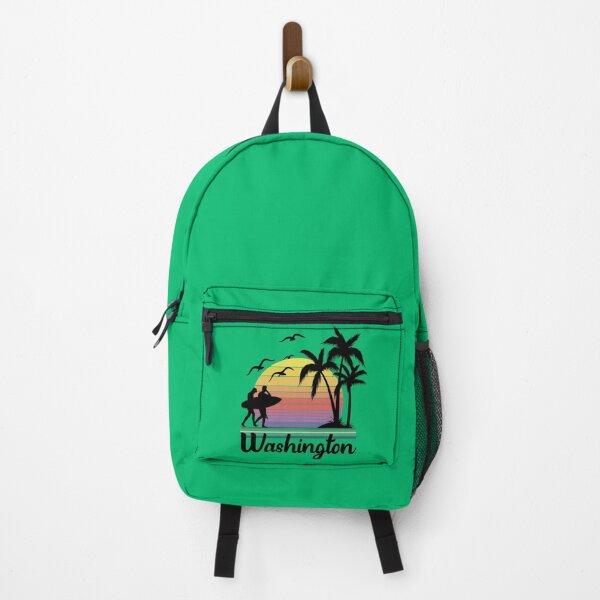 Item preview, Washington Seaside Retro Sunset designed and sold by Home-Spirit.