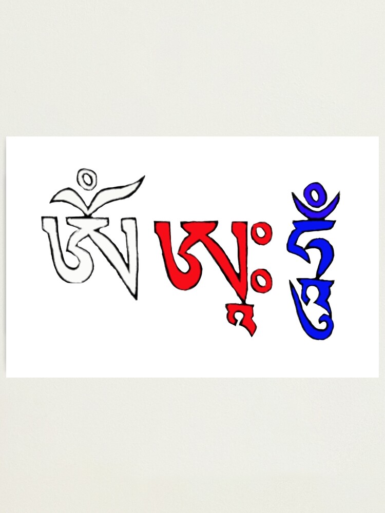 Om Ah Hung Tibetan Photographic Print By Dharmatwins Redbubble