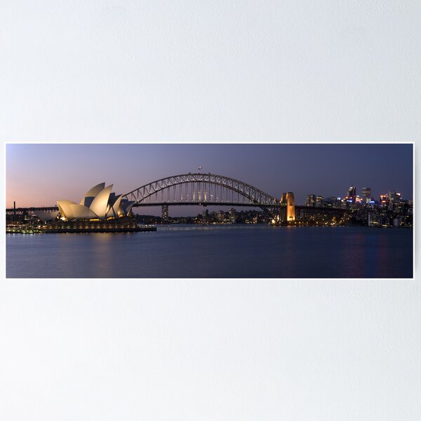 Item preview, Opera House Harbour Bridge Panorama designed and sold by DavidIori.