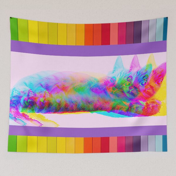 Item preview, VIVID CAT ART designed and sold by Swooncake Press.