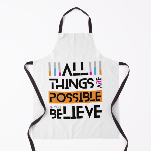Item preview, All Things Are Possible If You Believe - Typography designed and sold by GeeHanz.