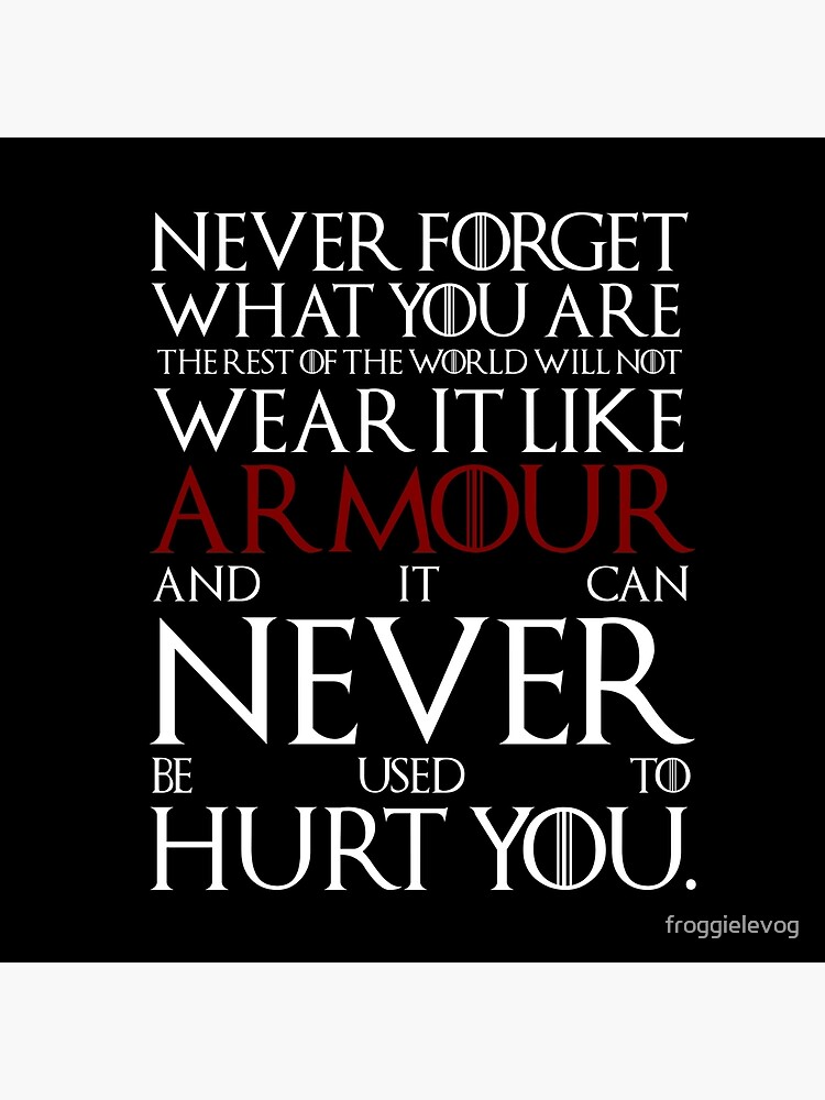 Wear It Like Armour by froggielevog