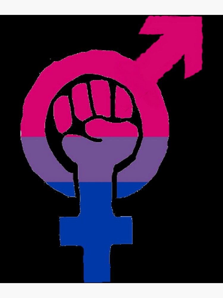 Bisexual Power Bi Furious Lgbt Pride Art Print For Sale By Kuhlivpoulet Redbubble