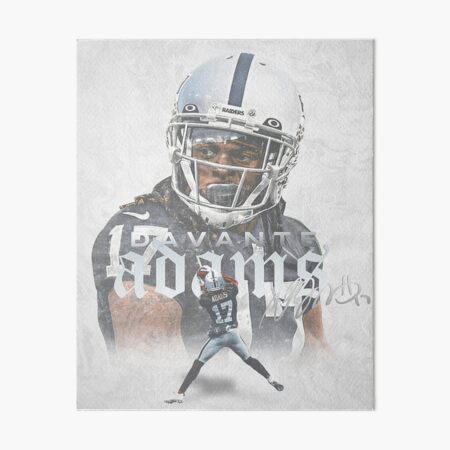 Davante Adams Home Jersey Art Board Print for Sale by