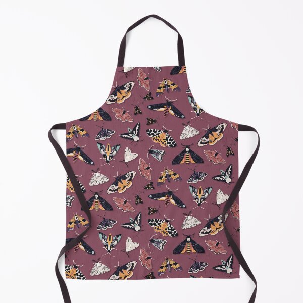 Item preview, Moths - Orange on Hawthorn Rose designed and sold by appleyards.