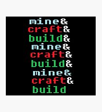 minecraft Photographic Print