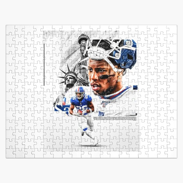 Football New York Giants Player Saquon Barkley Saquonbarkley Saquon Barkley  New York Giants Jigsaw Puzzle