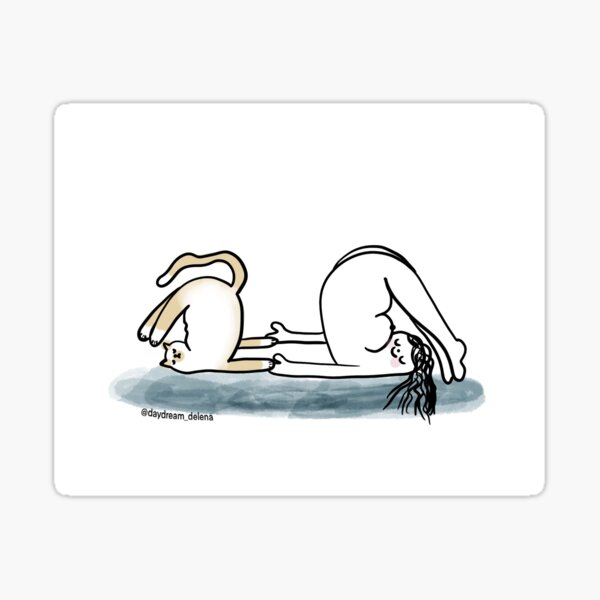 Yoga time Sticker
