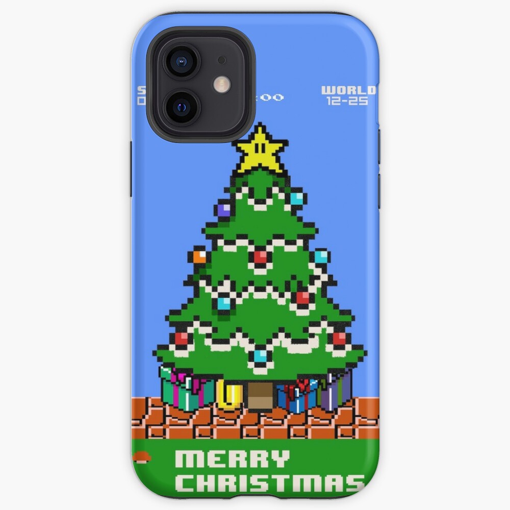 "Merry 8-bit Christmas" iPhone Case & Cover by vegetasprincess | Redbubble