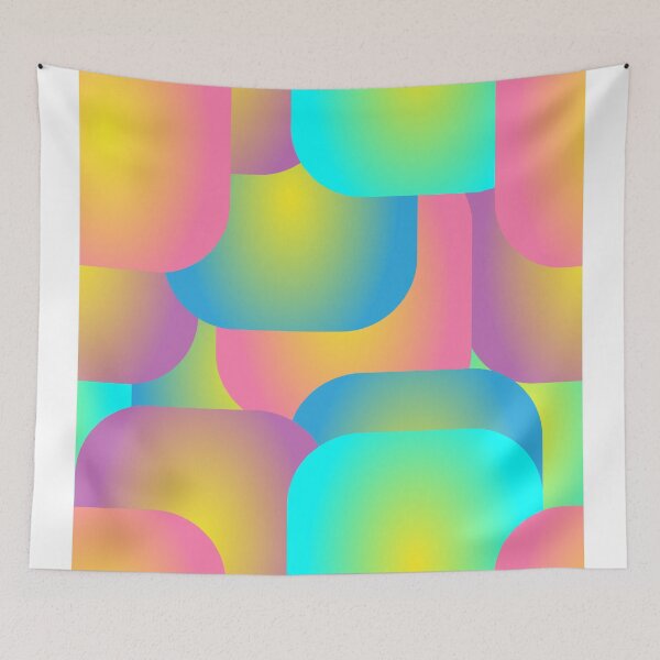 Item preview, Seamless abstract simple shape rounded squares with Gradient designed and sold by Shifa19.