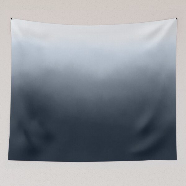 Item preview, Indigo and Denim Blue Gradient Ombre Boho Dip Dye designed and sold by Karen McFarland.