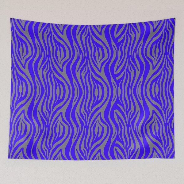 Item preview, Blue Zebra  / Pillows, Blanket, Mugs etc / Design by Whros designed and sold by WHROS.