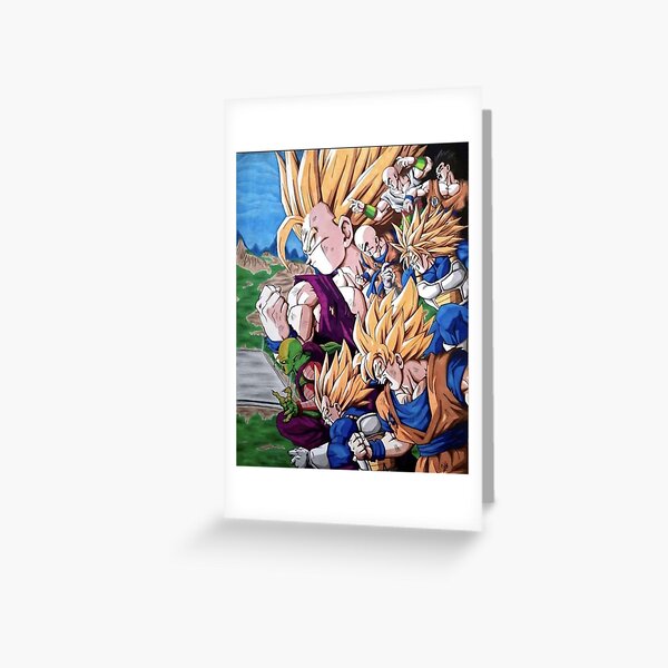 Dragon Ball Z - Cell Saga Postcard for Sale by BeeRyeCrafts