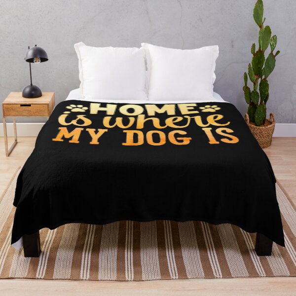 Item preview, home is where my dog ,gift with dog designed and sold by lapolonaise.