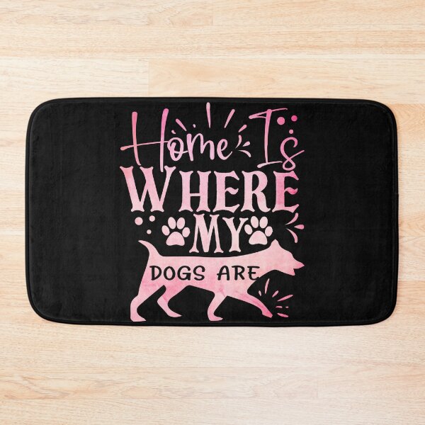 Item preview, home is where my dog ,gift with dog designed and sold by lapolonaise.