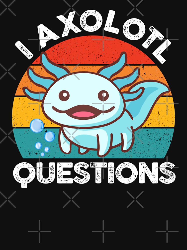 I Axolotl Questions Kids Blue Salamander Plush Axolotl Mug Coffee