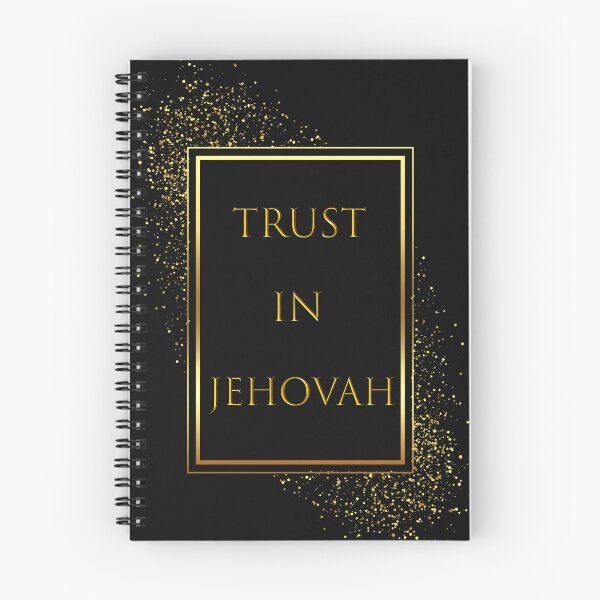 Item preview, Trust in Jehovah Spiral Notebook designed and sold by crafts-gift.