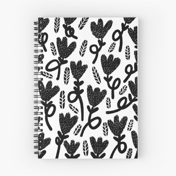 Item preview, Black and white hand drawn flowers designed and sold by Pacesyte.
