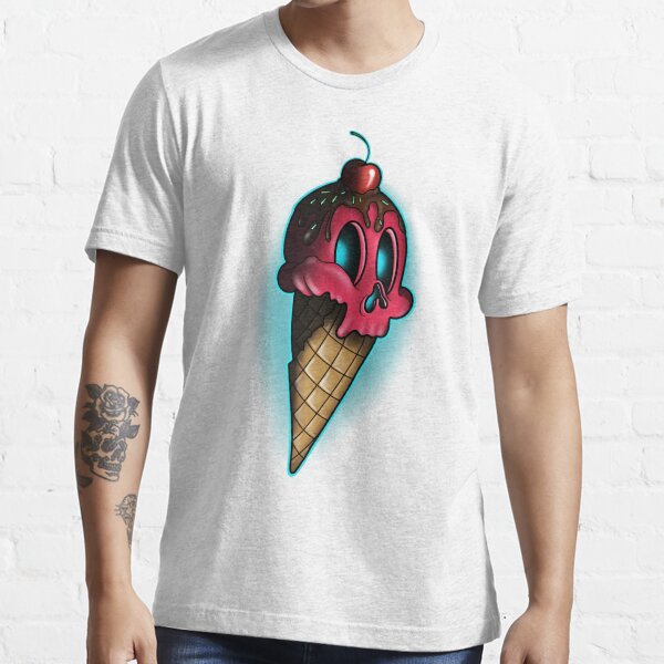 Skull ice cream cone shirt Clearance