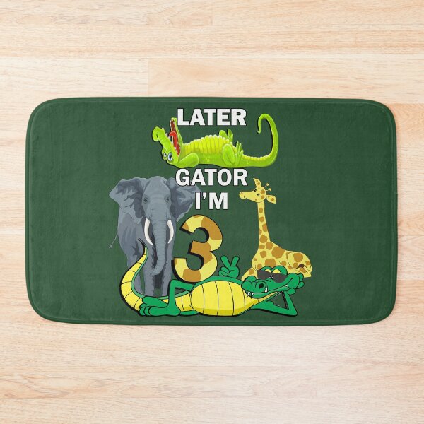 Item preview, Birthday Three Year Old Later Gator I'm 3 Funny Zoo Kids designed and sold by tamdevo1.
