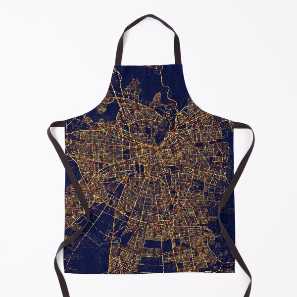 Item preview, Santiago, Chile Map - City At Night designed and sold by deMAP.