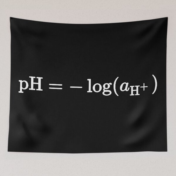 Item preview, pH definition, chemistry and science basics,dark version designed and sold by NoetherSym.