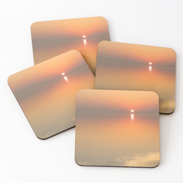 Item preview, Tangerine and Peach - Overwater Solar Power in Soft Hues designed and sold by Georgia Mizuleva.