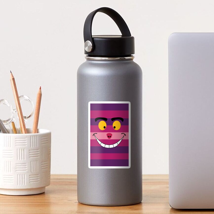 Cheshire Cat Funny Wonderland Colorful illustration Sticker
