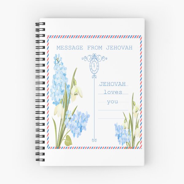 Item preview, Jehovah Loves You! Spiral Notebook designed and sold by crafts-gift.