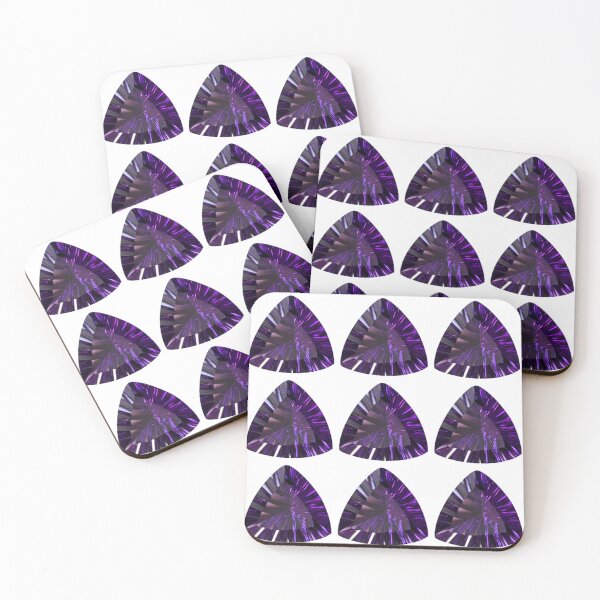 Item preview, Trillion shaped Amethyst Gemstone February Birthstone Purple designed and sold by DigitalGemArt.