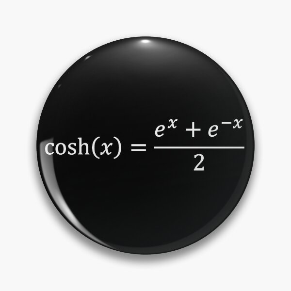 Item preview, hyperbolic cosine, cosh dark version designed and sold by NoetherSym.