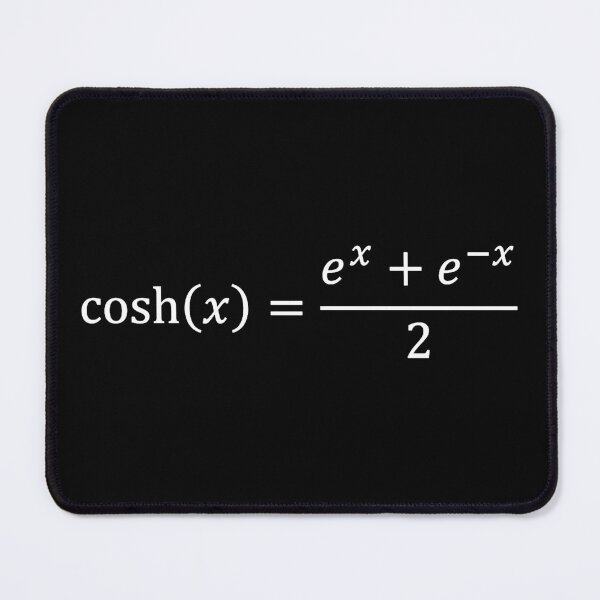 Item preview, hyperbolic cosine, cosh dark version designed and sold by NoetherSym.