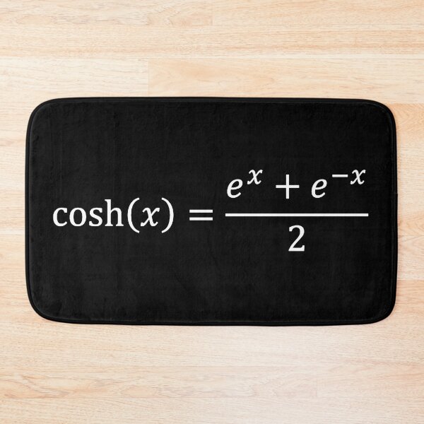 Item preview, hyperbolic cosine, cosh dark version designed and sold by NoetherSym.