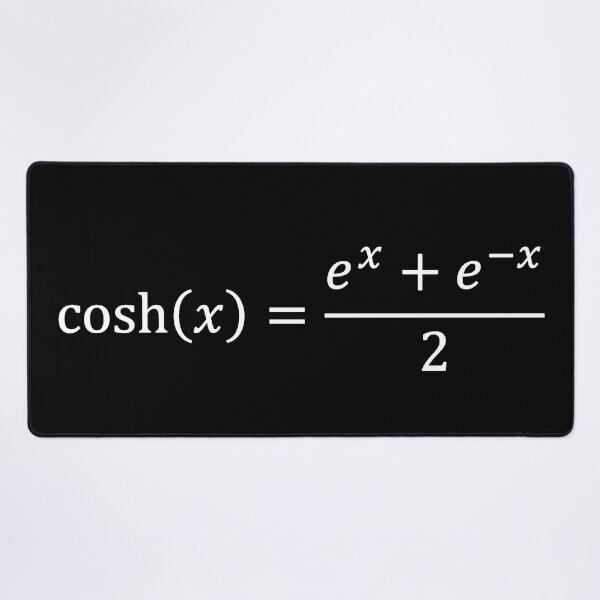 Item preview, hyperbolic cosine, cosh dark version designed and sold by NoetherSym.