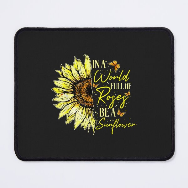 Item preview, In a World Full of Roses Be a Sunflower Cute Graphic TShirt82 designed and sold by virnmjan.