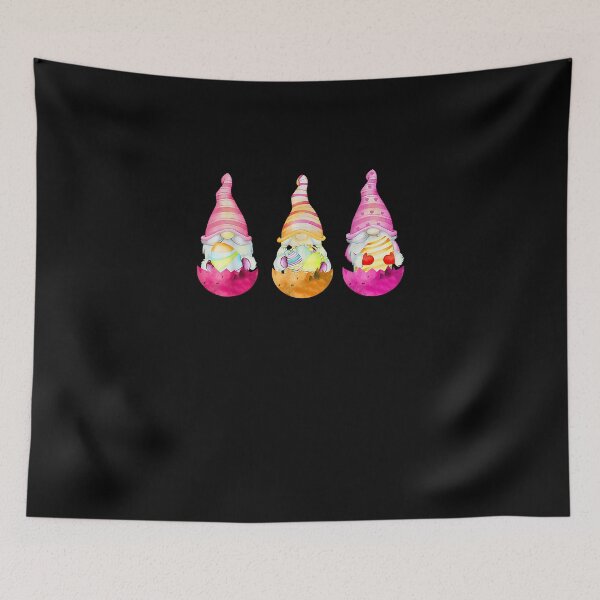 Item preview, Happy Easter gnomes with Bunny ears Egg Hunting Easter Gnome T-Shirt Fitted Scoop T-Shirt designed and sold by LiveYeu1EM.
