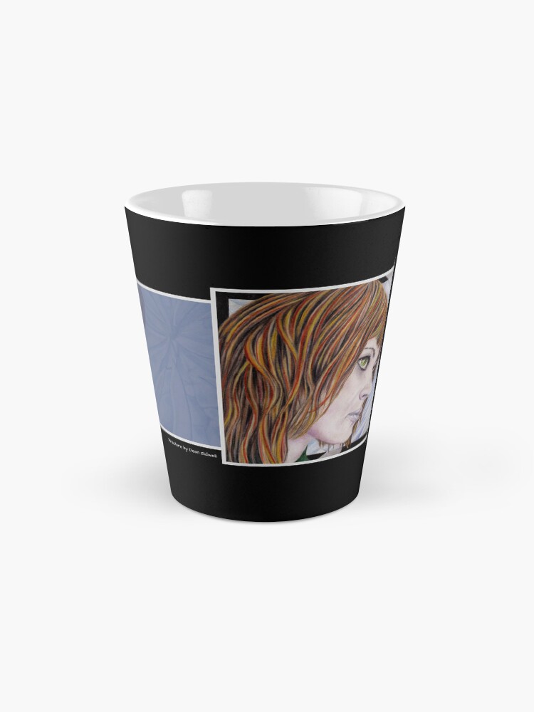 Thumbnail 2 of 4, Coffee Mug, Fracture: Original colour pencil drawing by Dean Sidwell designed and sold by DeanSidwellArt.