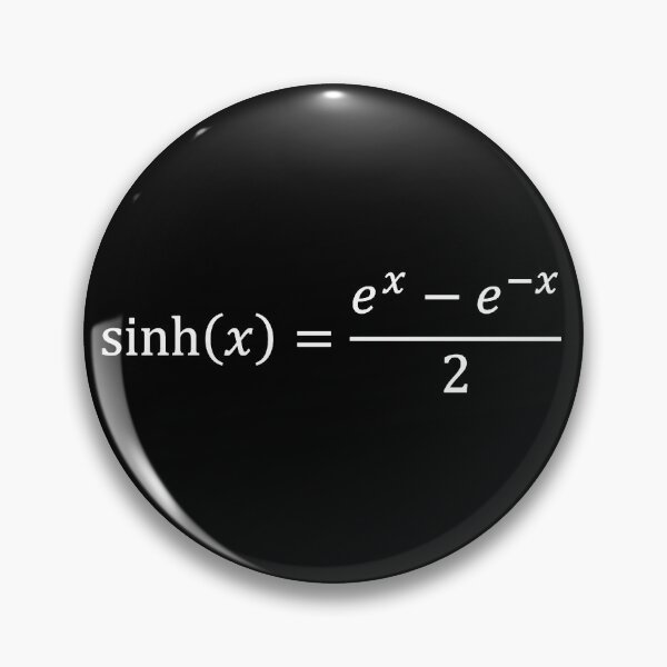 Item preview, hyperbolic sine, sinh dark version designed and sold by NoetherSym.