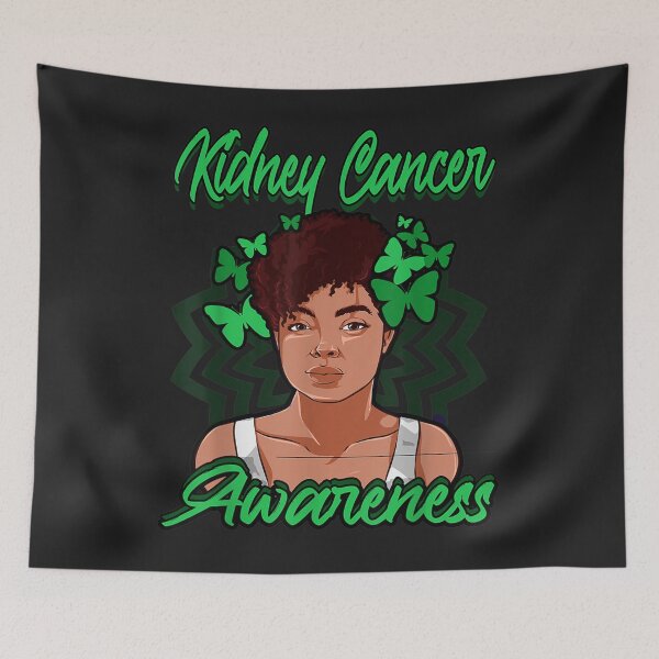 Item preview, Kidney Cancer Awareness Renal Cell Carcinoma Related Green R TShirt105 designed and sold by virnmjan.